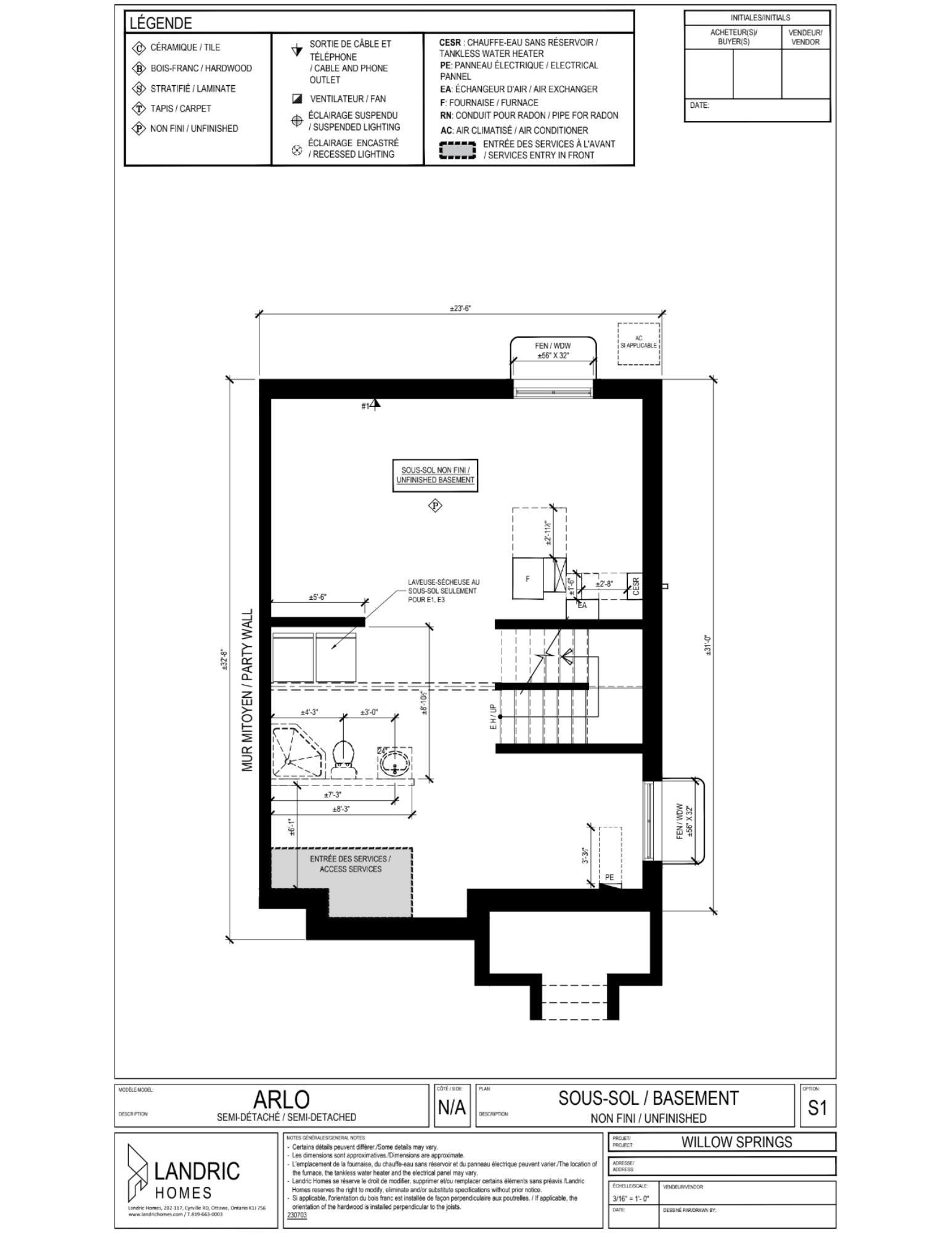 Willow Springs, Limoges floor plans (9)